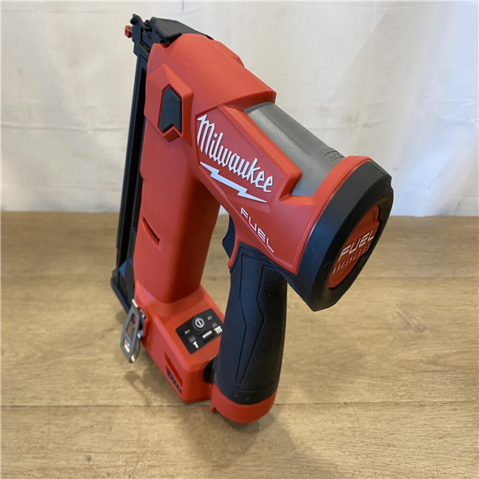 AS-IS Milwaukee FUEL 12-Volt Lithium-Ion Brushless Cordless 18-Gauge 1-1/2 in. Compact Brad Nailer (Tool Only)