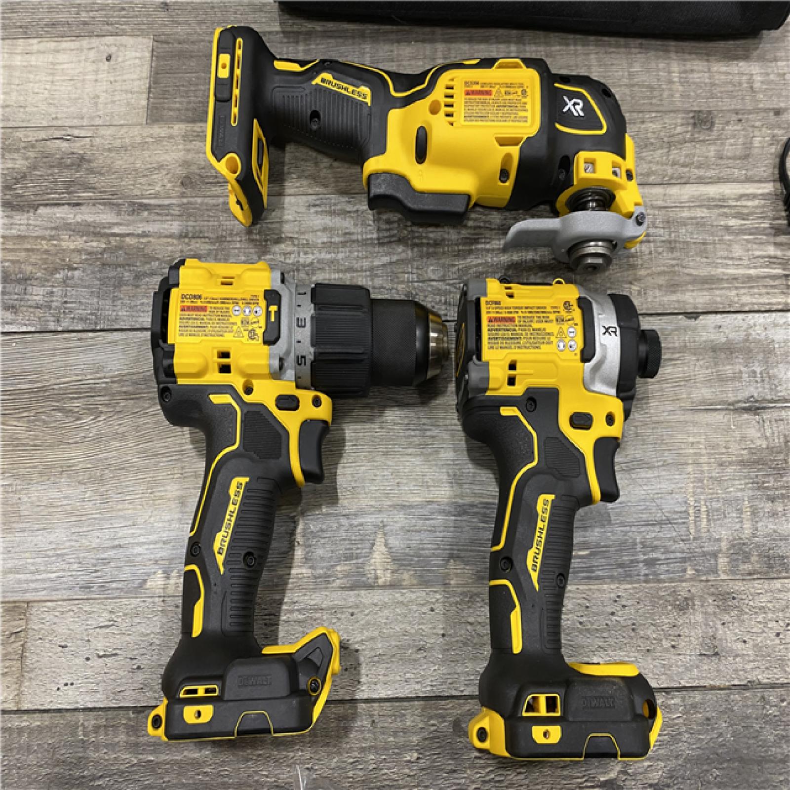 AS-IS DEWALT 20V MAX Lithium-Ion Cordless 3-Tool Combo Kit