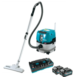 DALLAS LOCATION- MAKITA 40V max XGT Brushless Cordless 2.1 Gallon Wet/Dry Dust Extractor/Vacuum Kit (4.0Ah)