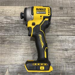 AS-IS DEWALT Atomic 20V Max Lithium-Ion Brushless Cordless Compact 1/4 in. Impact Driver Kit