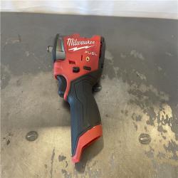 AS-IS- Milwaukee M12 FUEL 3/8 in. Cordless Brushless Subcompact Impact Wrench