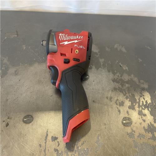 AS-IS- Milwaukee M12 FUEL 3/8 in. Cordless Brushless Subcompact Impact Wrench