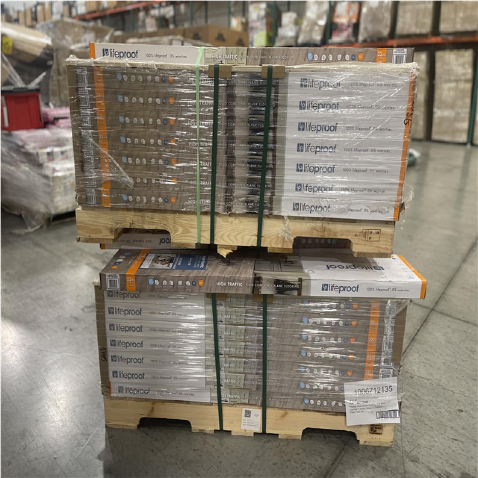 DALLAS LOCATION- NEW LIFEPROOF Sterling Oak 22 MIL x 8.7 in. W x 48 in. L Waterprooff Vinyl Plank Flooring (20.1 sqft/case) (66 CASES)
