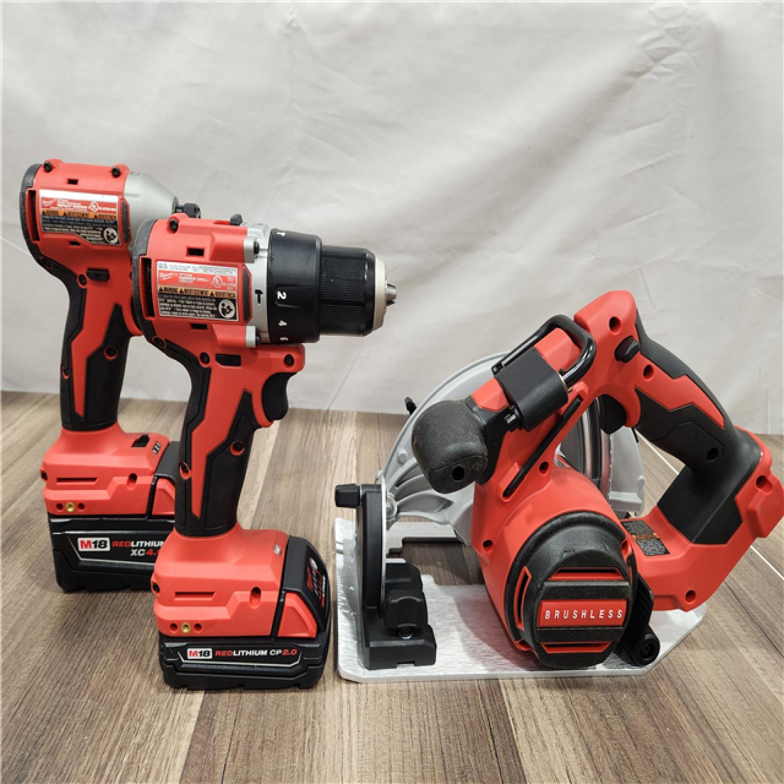 AS-IS- Milwaukee M18 4-Tool Combo Kit