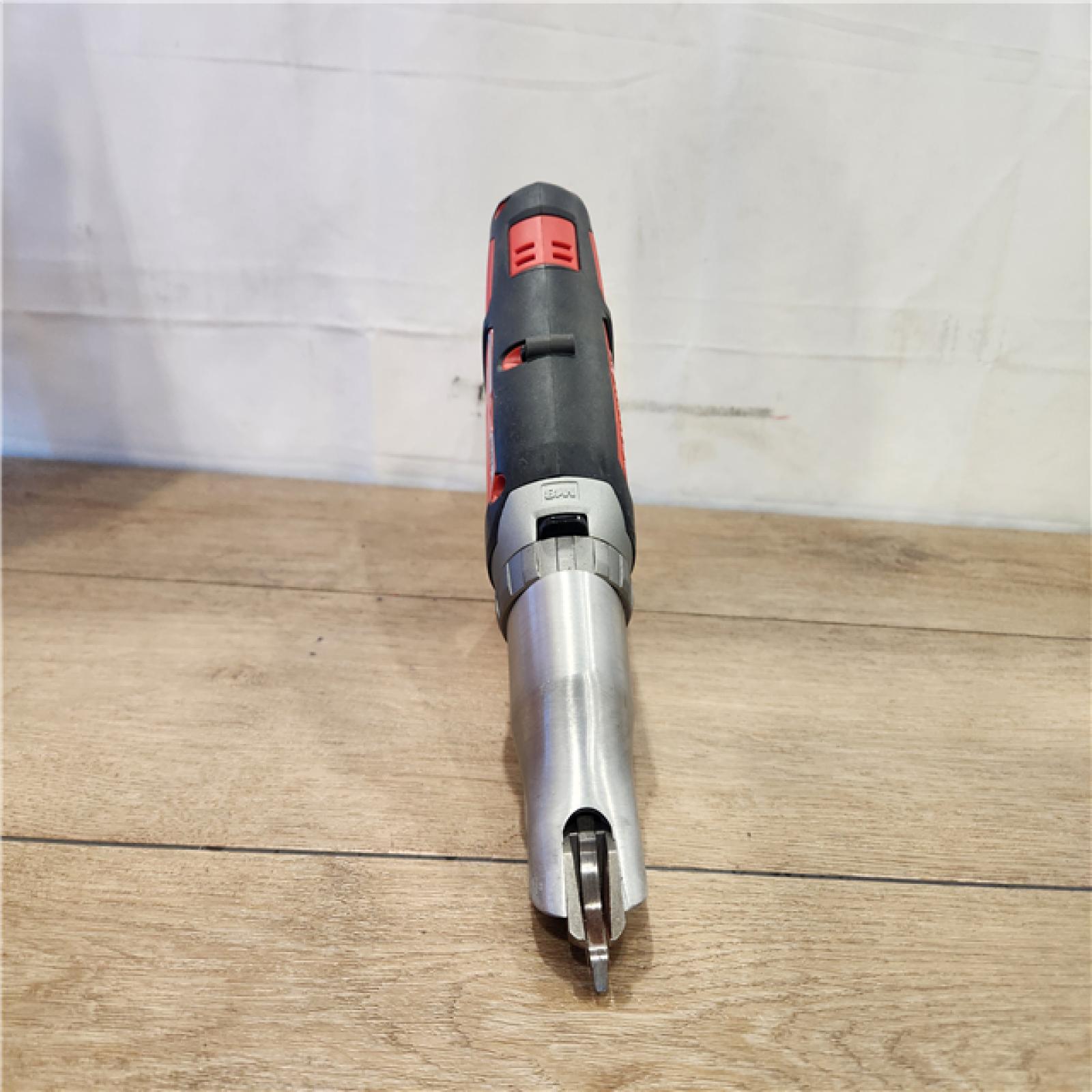 AS-IS- Milwaukee  18-Volt Lithium-Ion Cordless 18-Gauge Double Cut Metal Shear (Tool-Only)