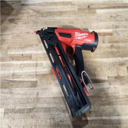 Houston Location AS-IS Milwaukee FUEL 18-Volt Lithium-Ion Brushless Cordless Gen II 16-Gauge Angled Finish Nailer (Tool-Only)