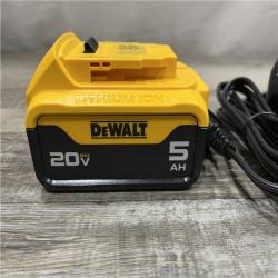 AS-IS DEWALT 20-Volt Maximum XR 5.0 Ah Battery Pack and Charger Kit