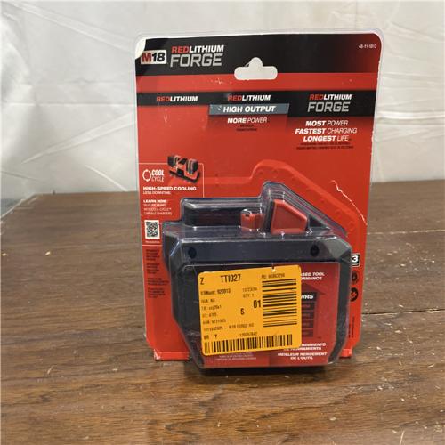 NEW Milwaukee M18 Forge 48-11-1813 12 Ah Lithium-Ion Redlithium HD Battery 1 Pc
