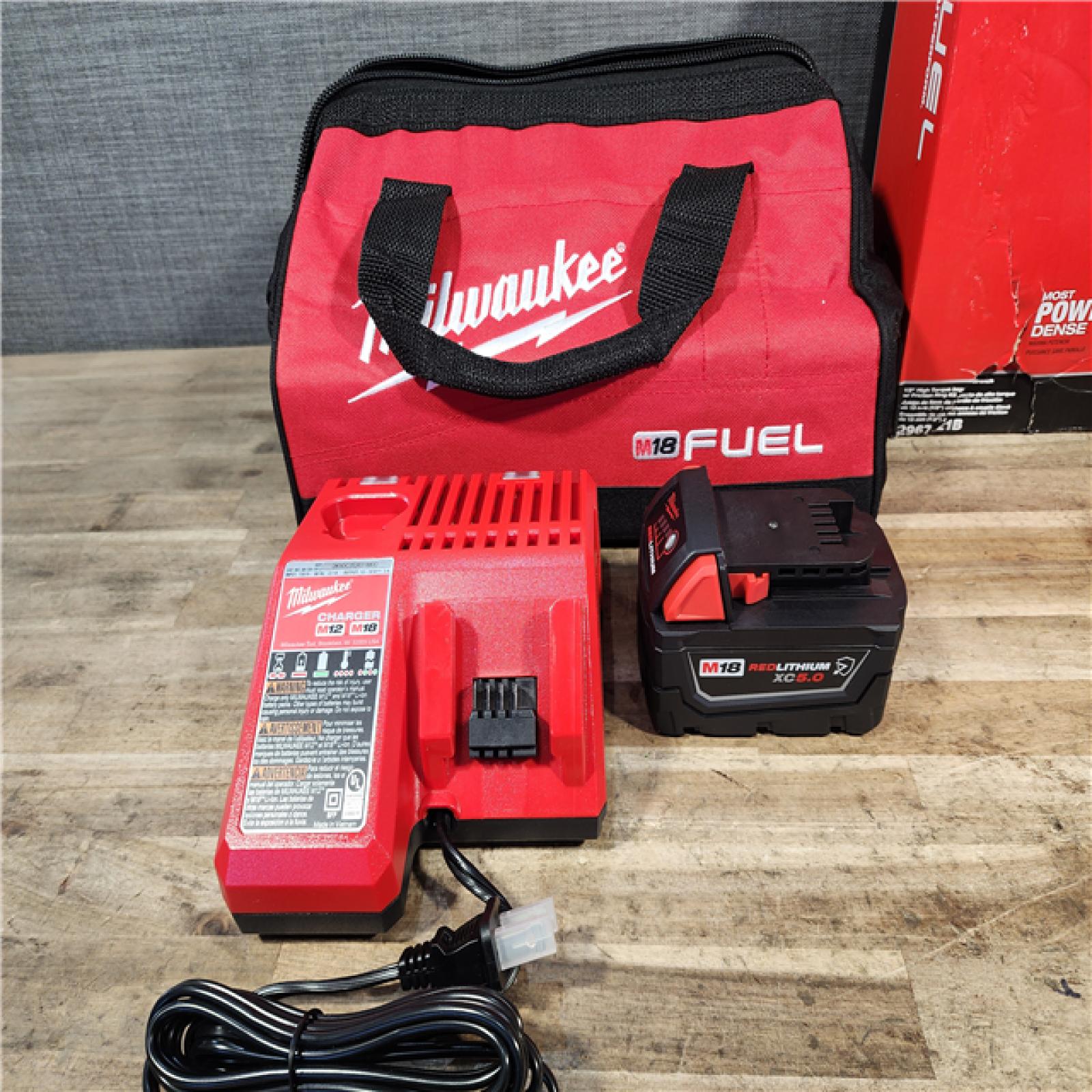 HOUSTON LOCATION - AS-IS Milwaukee FUEL 18V Lithium-Ion Brushless Cordless 1/2 in. Impact Wrench w/Friction Ring Kit