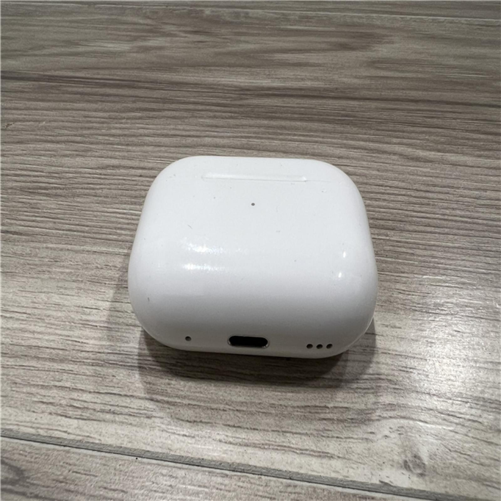 AS-IS Apple AirPods Pro (2nd Generation) with the USB-C MagSafe Charging Case
