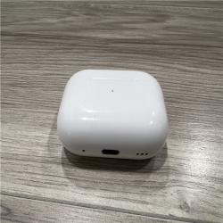 AS-IS Apple AirPods Pro (2nd Generation) with the USB-C MagSafe Charging Case