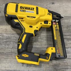 AS-IS DEWALT 20V MAX XR Lithium-Ion Cordless 18-Gauge Narrow Crown Stapler Kit