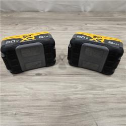LIKE NEW! - DEWALT 20V MAX XR Lithium-Ion 8.0 Ah Battery Pack (2-Pack)