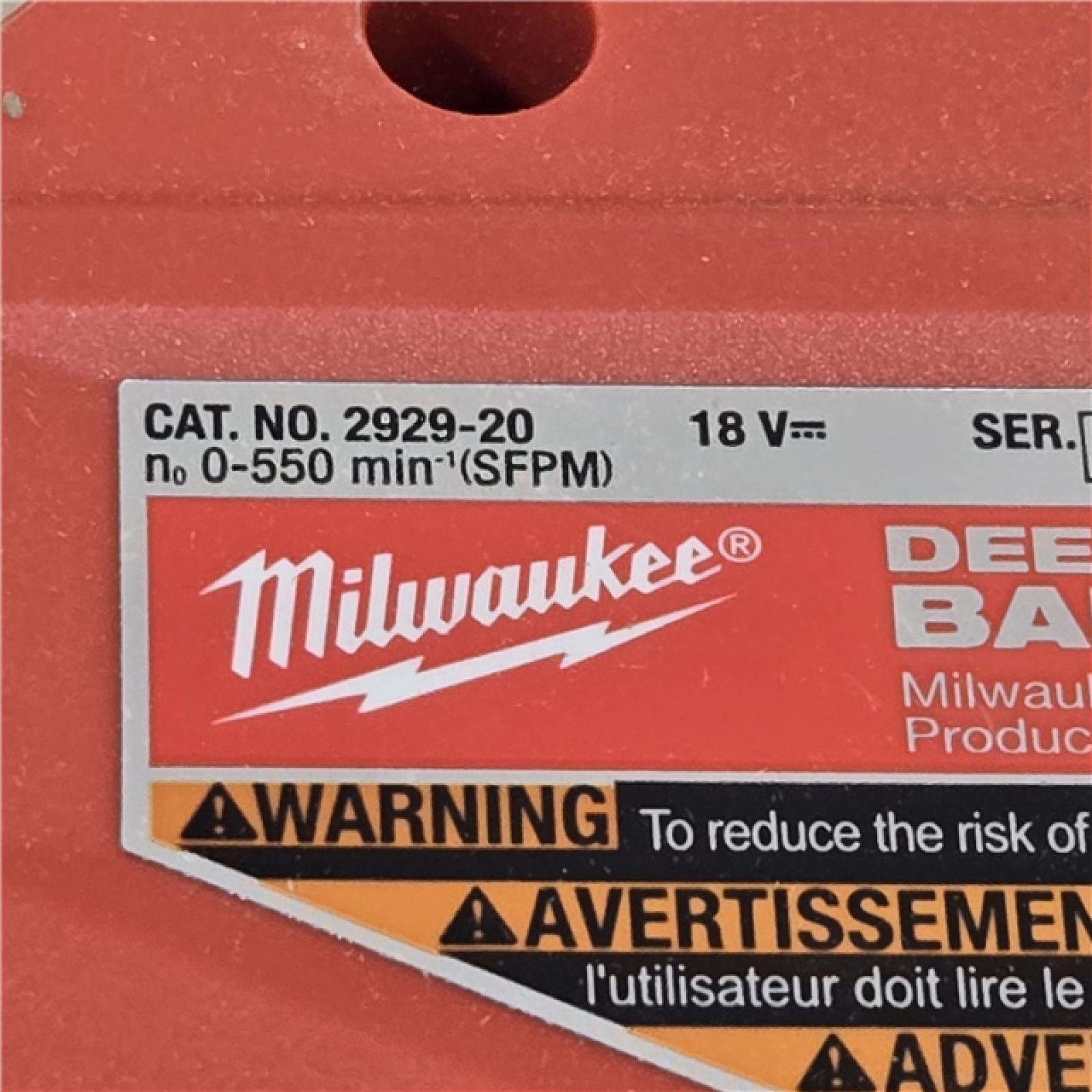 AS-IS Milwaukee M18 FUEL Cordless Deep Cut Band Saw (Tool-Only)