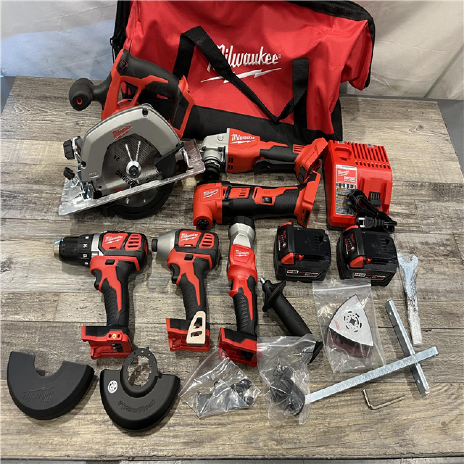 AS-IS Milwaukee 18-Volt Lithium-Ion Cordless (6-Tool) Combo Kit