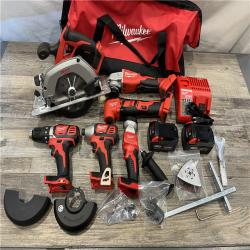 AS-IS Milwaukee 18-Volt Lithium-Ion Cordless (6-Tool) Combo Kit