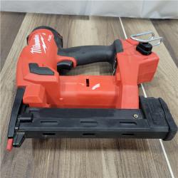 AS-IS  Milwaukee M18 FUEL 18-Volt Lithium-Ion Brushless Cordless 18-Gauge 1/4 in. Narrow Crown Stapler (Tool-Only)