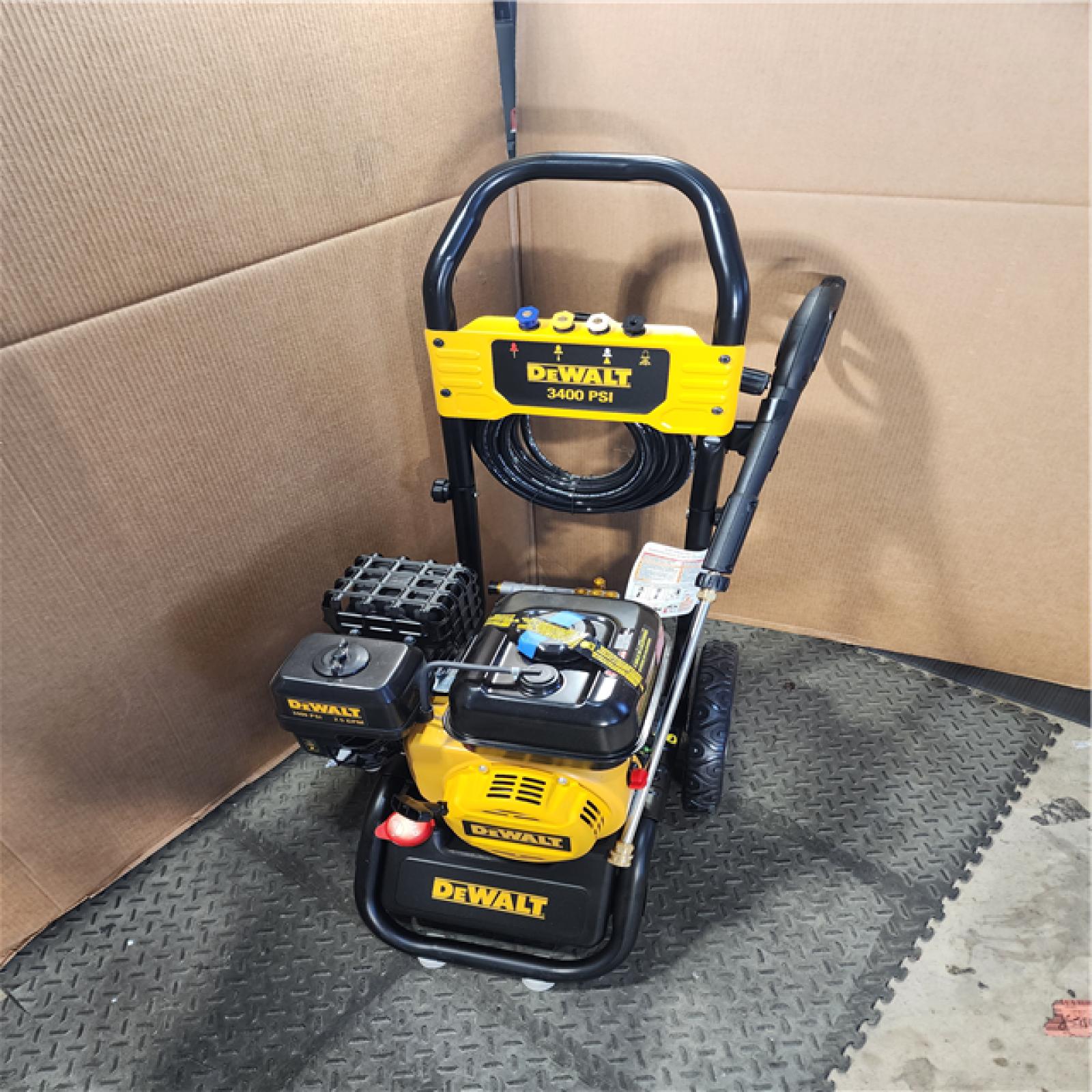 HOUSTON LOCATION - AS-IS DEWALT 3400 PSI 2.5 GPM Gas Cold Water Pressure Washer with 208cc Engine