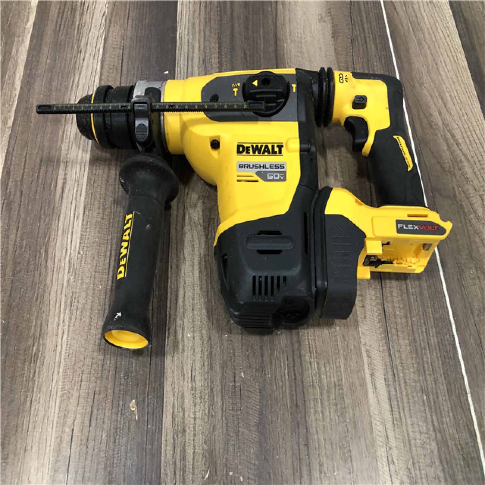 AS-IS DEWALT FLEXVOLT 60V MAX Cordless 1-1/4 in. SDS Plus Rotary Hammer (Tool Only)