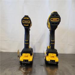 AS-IS- DEWALT 20V MAX XR 2-Tool Combo Kit with POWERPACK