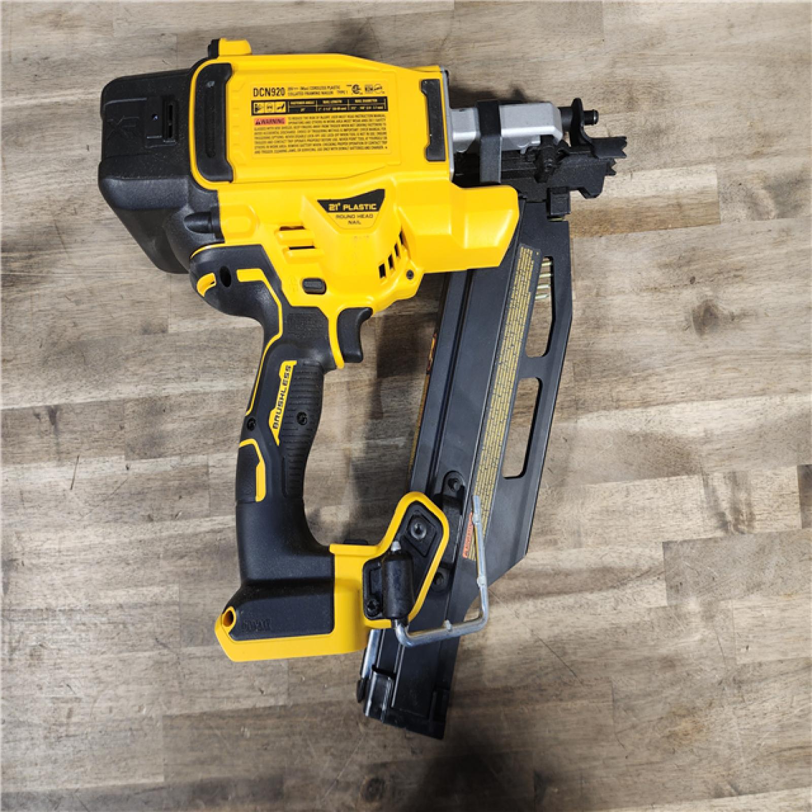 HOUSTON LOCATION - AS-IS DEWALT 20-Volt 21° Cordless Framing Nailer (Tool-Only)