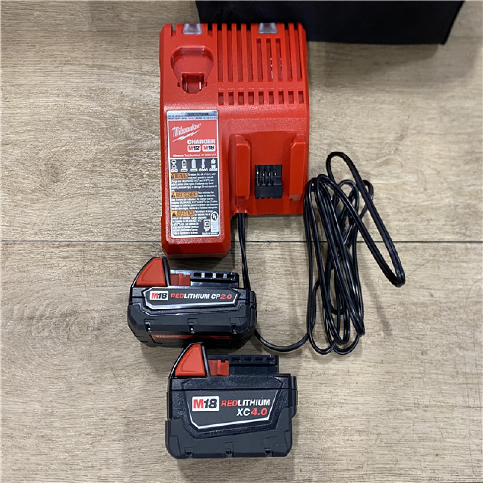 AS-IS Milwaukee 18-Volt Lithium-Ion Brushless Cordless Compact Hammer Drill/Impact Combo Kit