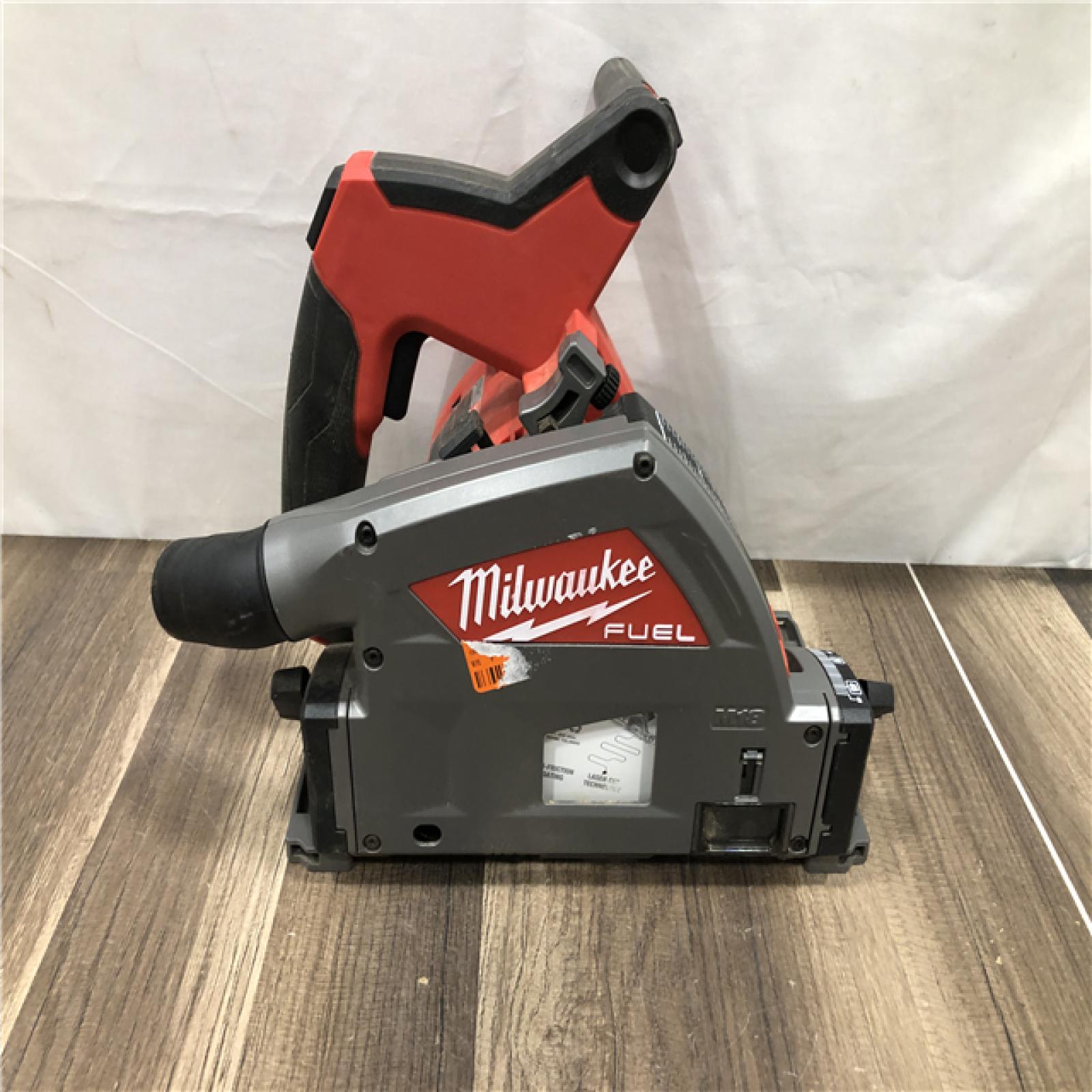 AS-IS Milwaukee FUEL 18V Lithium-Ion Cordless Brushless 6-1/2 in. Plunge Cut Track Saw (Tool-Only)