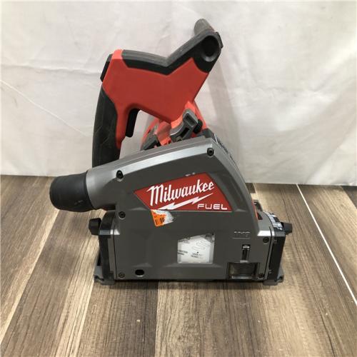 AS-IS Milwaukee FUEL 18V Lithium-Ion Cordless Brushless 6-1/2 in. Plunge Cut Track Saw (Tool-Only)
