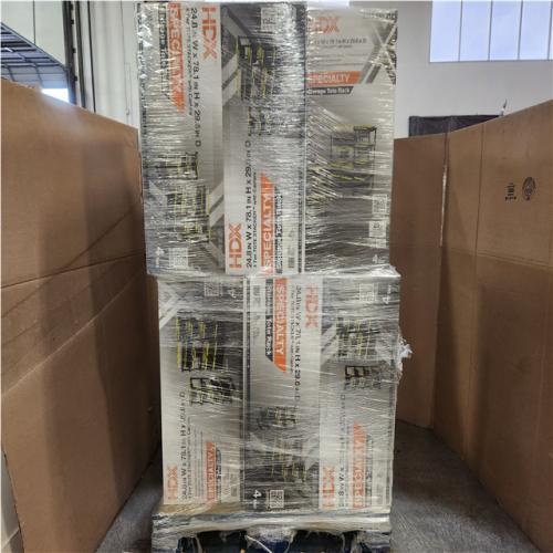 Phoenix NEW HDX 4-Tier Plastic Shelving Tote Stacker with Casters Pallet of 8