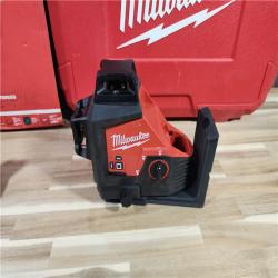 HOUSTON LOCATION - AS-IS Milwaukee-3632-21 M12 Green Beam Laser 360Â° 3-Plane Kit