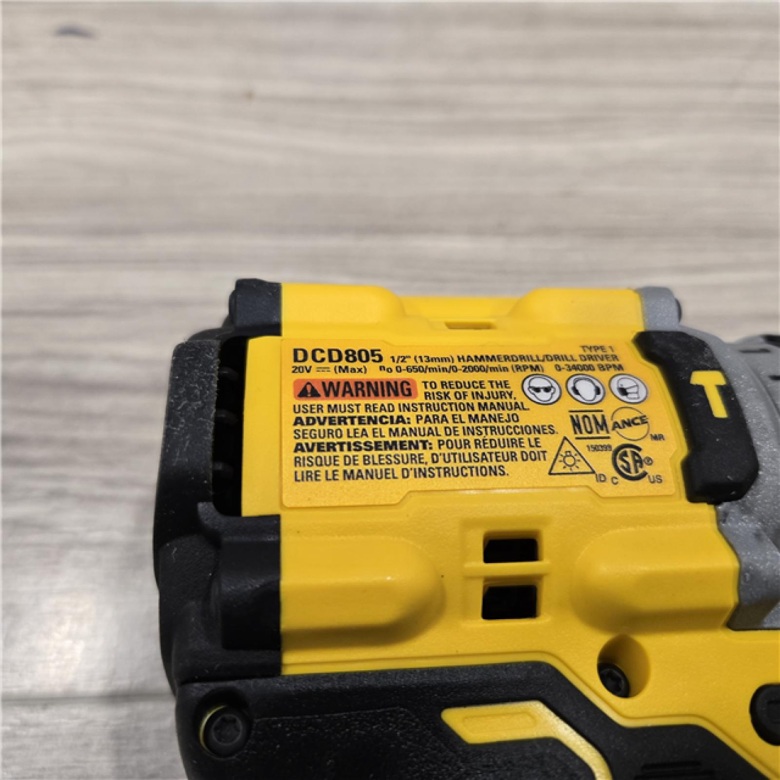AS-IS DEWALT 20V Compact Cordless 1/2 in. Hammer Drill (Tool-Only)
