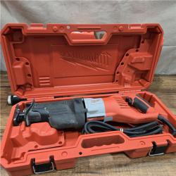 AS-IS Milwaukee 6538-21 15.0 Amp Super Sawzall Reciprocating Saw with Carrying Case