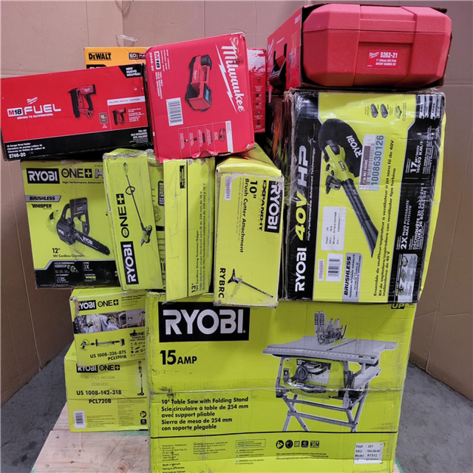 CALIFORNIA AS-IS TOOL PALLET