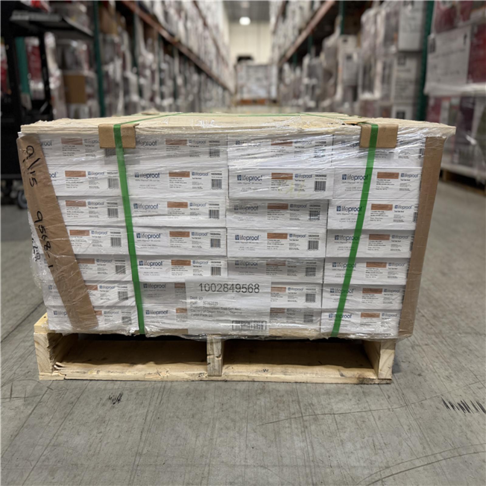 DALLLAS LOCATION -Lifeproof Trail Oak 6 MIL x 8.7 in. W x 48 in. L Click Lock Waterproof Luxury Vinyl Plank Flooring PALLET-(28 UNITS)