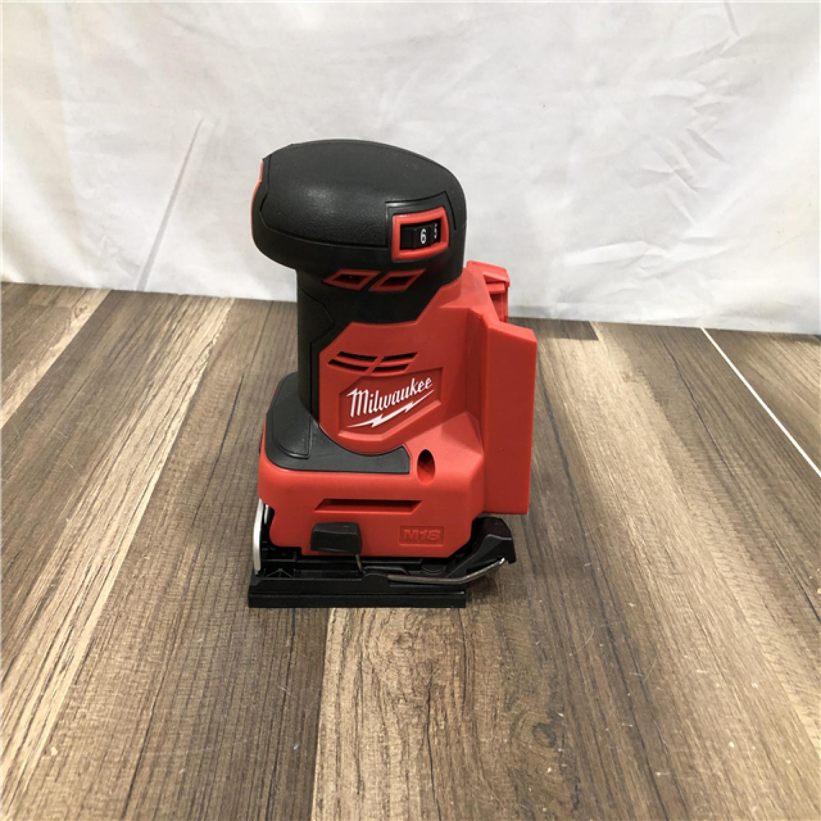 AS-IS Milwaukee 18V Lithium-Ion Cordless 1/4 in. Sheet Sander (Tool-Only)