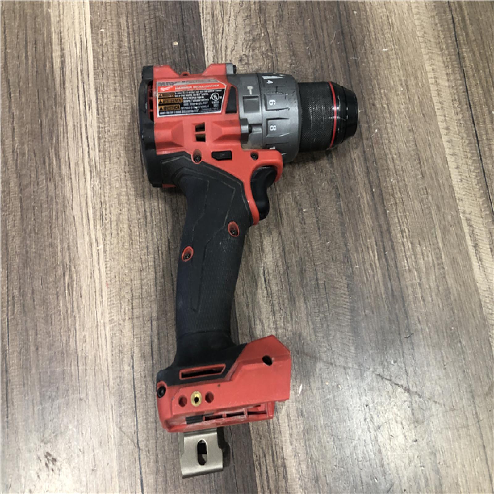AS-IS Milwaukee FUEL 18V Lithium-Ion Brushless Cordless 1/2 in. Hammer Drill/Driver (Tool-Only)