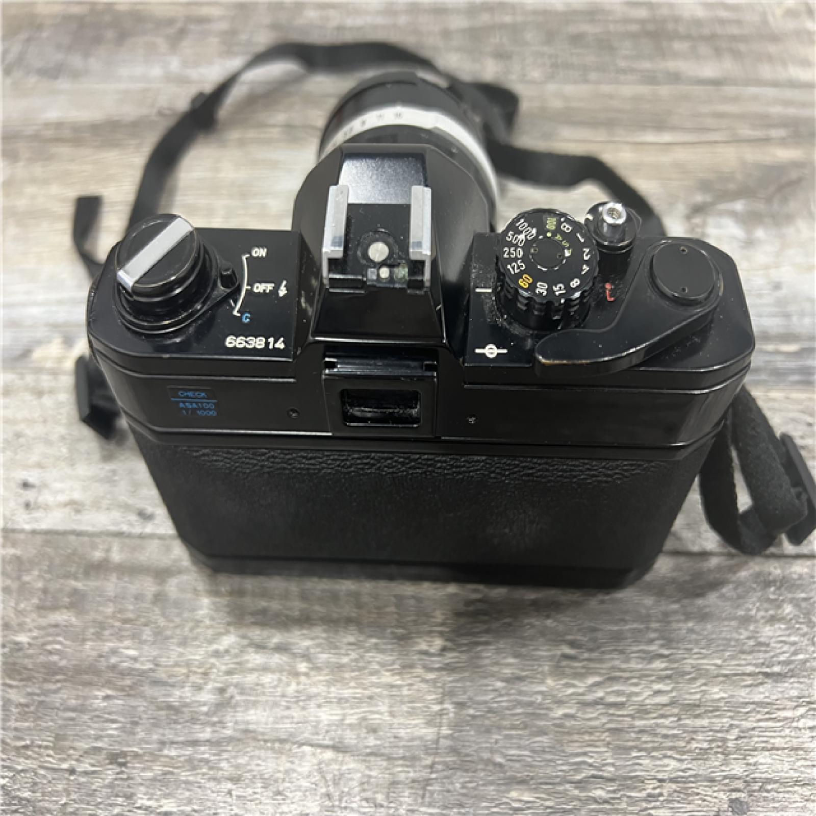 AS-IS Canon FTb QL Black Paint 35mm SLR Film Camera with f/1.4 50mm