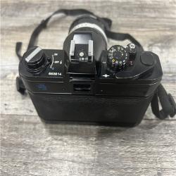AS-IS Canon FTb QL Black Paint 35mm SLR Film Camera with f/1.4 50mm