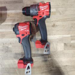 HOUSTON LOCATION - AS-IS MILWAUKEE FUEL 18V Lithium-Ion Brushless Cordless Hammer Drill and Impact Driver Combo Kit (2-Tool) with 2 Batteries