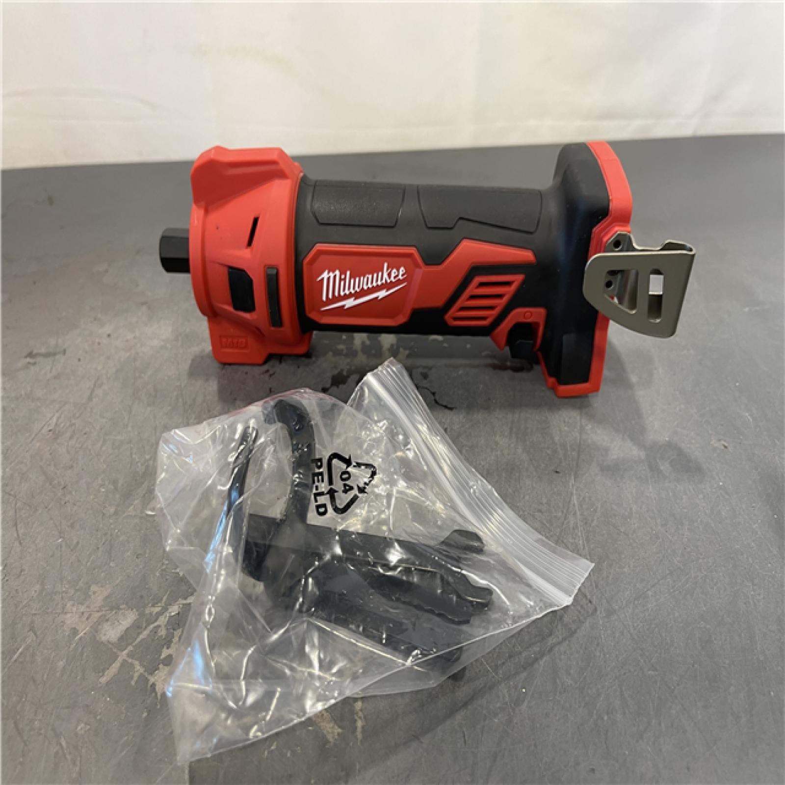 AS-IS - Milwaukee M18 18V Lithium-Ion Cordless Drywall Cut Out Rotary Tool