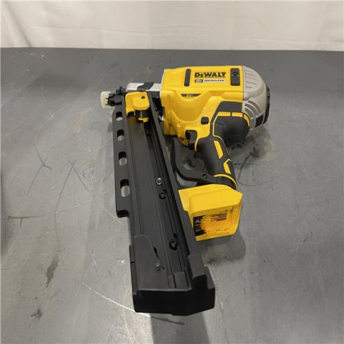 AS-IS - DeWalt 20V MAX XR Lithium-Ion Electric Cordless Brushless 2-Speed 21° Plastic Collated Framing Nailer (Tool Only)
