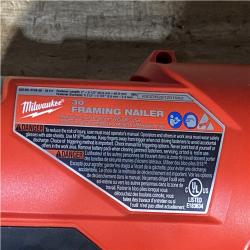 Houston Location AS-IS Milwaukee FUEL 3-1/2 in. 18-Volt 30-Degree Lithium-Ion Brushless Cordless Framing Nailer (Tool-Only)