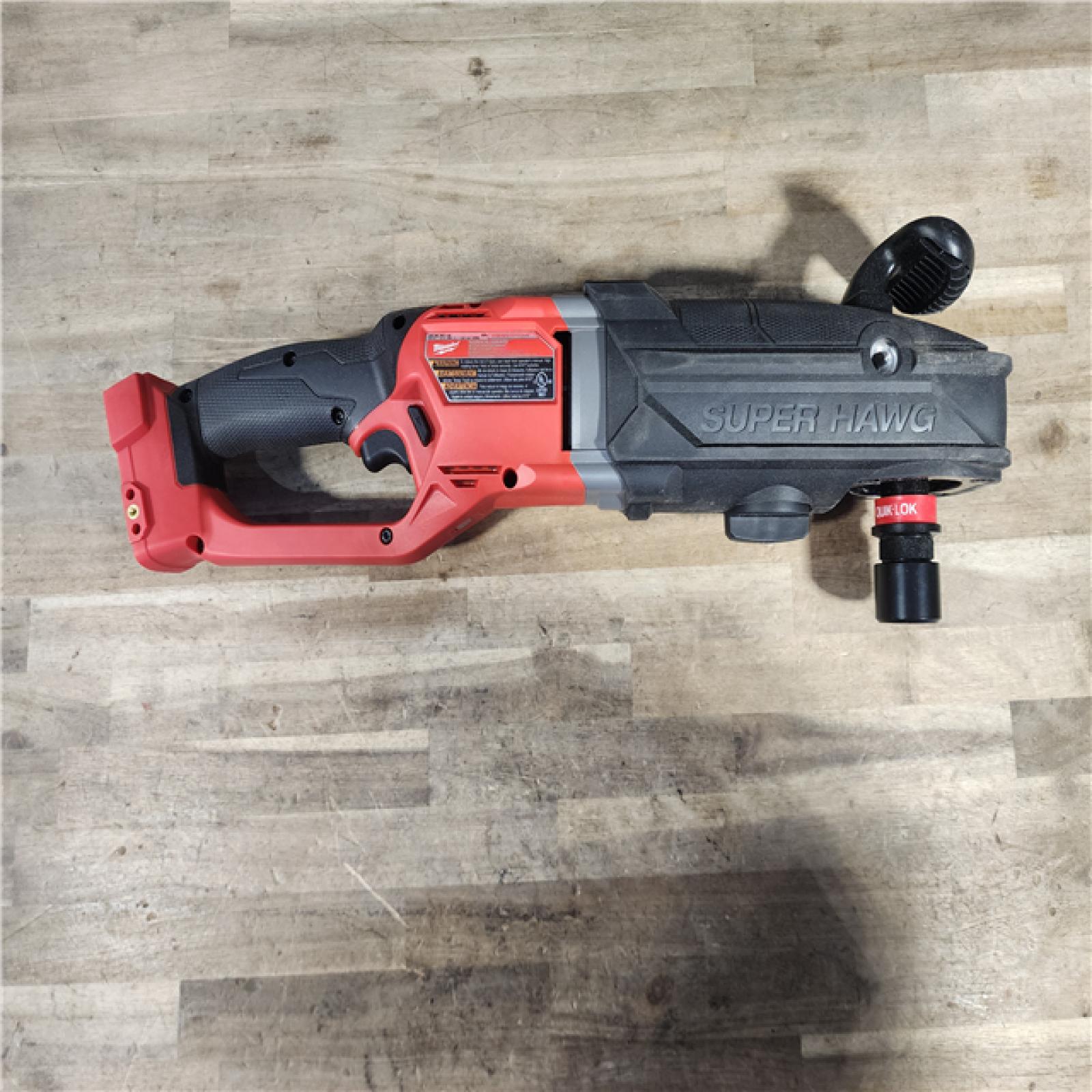 HOUSTON LOCATION - AS-IS M18 FUEL 18V Lithium-Ion Brushless Cordless GEN 2 SUPER HAWG 7/16 in. Right Angle Drill (Tool-Only)