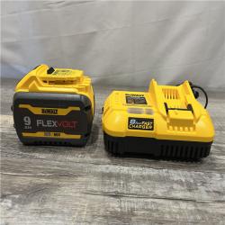AS-IS DEWALT 20V/60V MAX FLEXVOLT Lithium-Ion 9.0Ah Battery and Charger Starter Kit