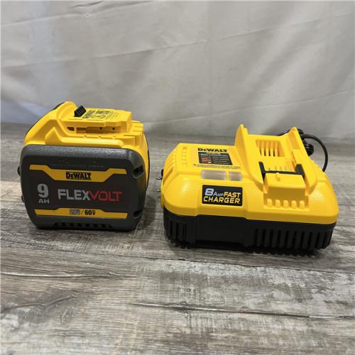 AS-IS DEWALT 20V/60V MAX FLEXVOLT Lithium-Ion 9.0Ah Battery and Charger Starter Kit