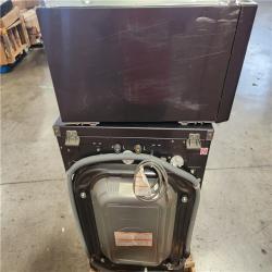 Phoenix Location LG 5.0 cu. ft. Mega Capacity Smart Front Load Electric All-in-One Washer Dryer Combo with TurboWash360 WiFi in Black Steel