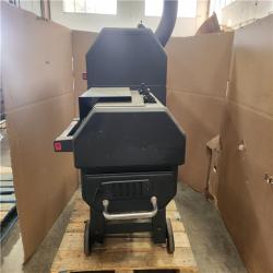 Phoenix Nexgrill Oakford 1150 Reverse Flow Offset Smoker Charcoal Grill in Black