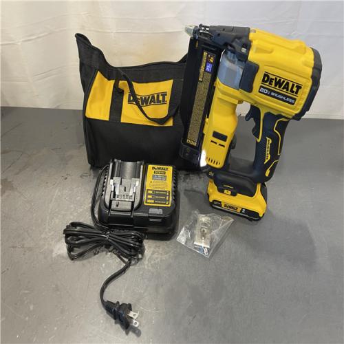 AS-IS - DeWalt ATOMIC 20V MAX Lithium Ion Cordless 23 Gauge Pin Nailer Kit