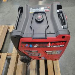 CALIFORNIA AA-IS IPOWER 7600-WATT REMOTE ELETRIC START GAS AND PROPANE POWERED INVERTER GENERATOR WITH 322CC