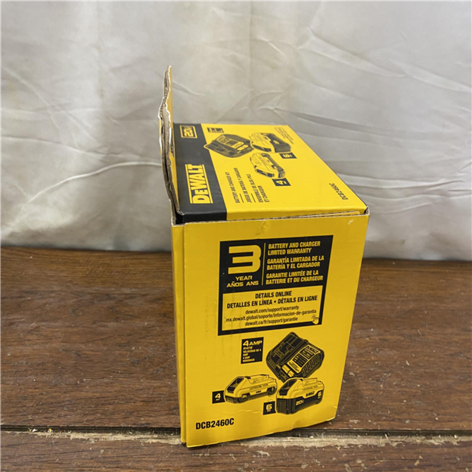 NEW DEWALT 20V MAX Lithium-Ion 6.0Ah and 4.0Ah Battery and Charger Starter Kit